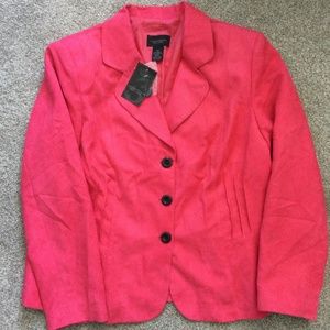 Investments petite brand new size 16p pink blazer